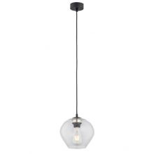 Kalimera lampa wisząca transparentna/czarna 1x15W E27